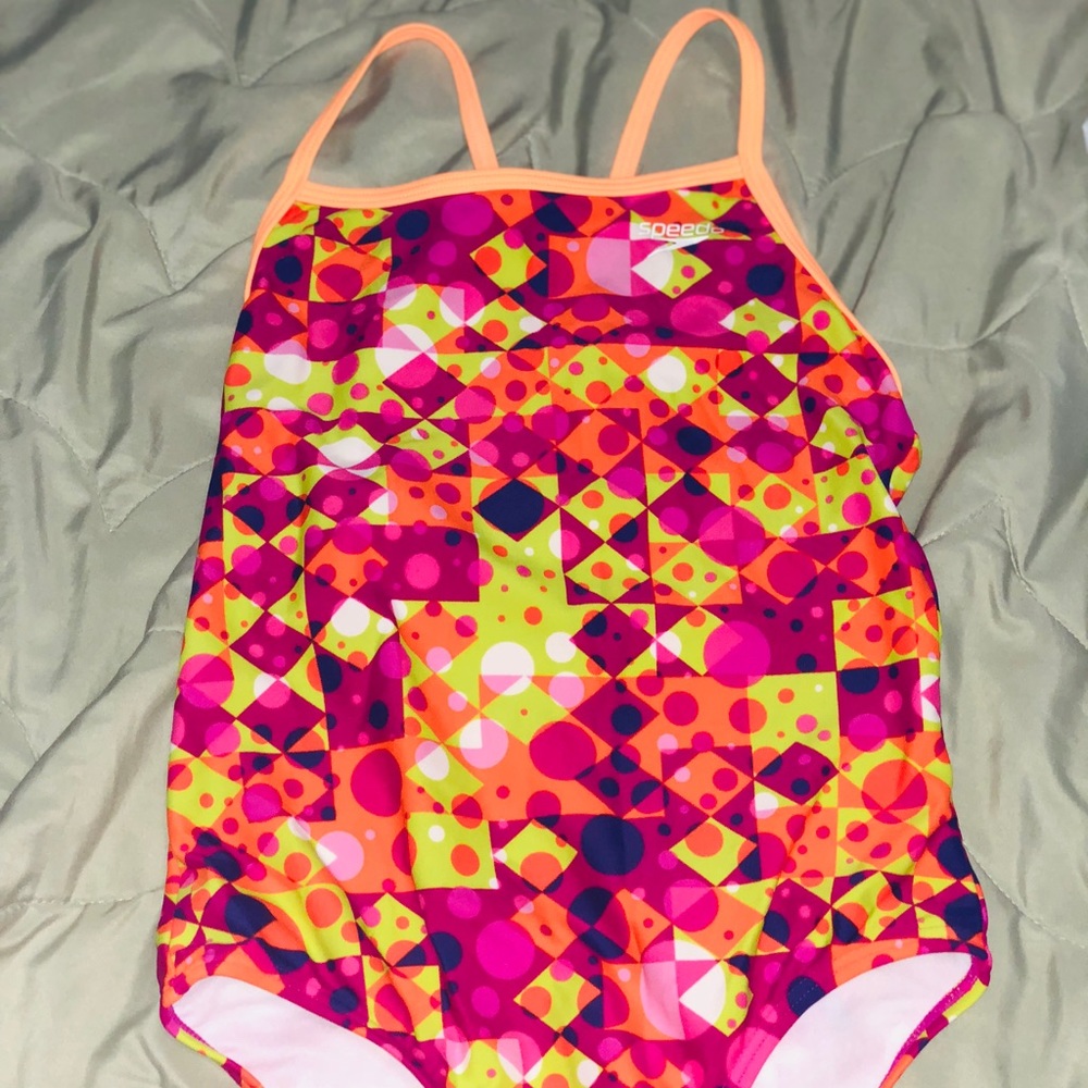 Girls one piece swimsuit